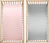 SiinvdaBZX 2 Pcs Satin Mini Crib Sheets 38 x 24In, Silky Soft Mini Portable Crib Sheets Mattress Cover Portable Playard Sheets with 5In Deep Pocke...