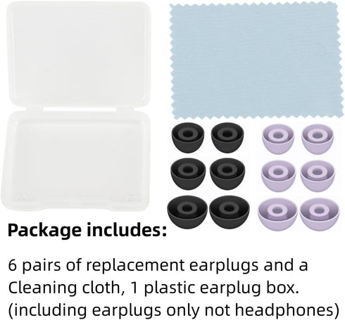 Earbud Replacement Tips Silicone Eartips Compatible with Samsung Galaxy Buds 2 Pro Headphones Earbud Cap Ear Bud Tips 6 Pair S/M/L......