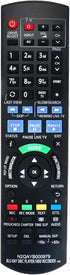 N2QAYB000979 Replaced Remote Fit for Panasonic Blu-ray Disc Player HDD Recorder DMRPWT540 DMR-PWT540 DMR-XW440, Sub Remote Control N2QAYB000980 N2...