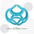 OgoBolli Teether Ring Tactile Sensory Ball Toy for Babies & Toddlers - Stretchy, Squishy, Soft, Non-Toxic Silicone - Boys and Girls Age 6+ Months ...