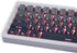 Grey Gradient Keycaps, Pbt Doubleshot Cherry Profile Keycaps, Side Printed Keycaps, Backlit Shine Through Keycaps,136 Keys Keycap Set for Mechanic...