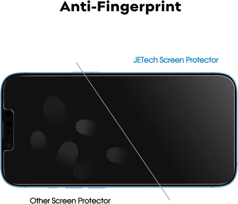 JETech Privacy Screen Protector for iPhone 13 6.1-Inch with Camera Lens Protector, Anti-Spy Tempered Glass Film, Easy Installation Tool, 2-Pack Ea...