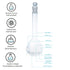 10 ML Volumetric Measuring Flask Set NS10/13 Glass Stopper, Graduated, ASTM Class A Borosilicate Glass 3.3 for Laboratory, 2 PCS...