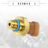 Motoforti Engine Oil Pressure Sensor, Oil Pressure Switch, Plastic, 4921493, Glod Tone Brown...