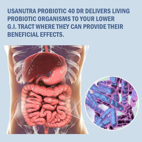 Probiotics for Women and Men 40 billion CFUs Living Probiotics 20x more effective wth Maktrek...