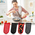 4Pcs Pan Handle Sleeve Silicone Hot Handler Holder,Cast Iron Skillet Handle Covers Heat Resistan t Pot Handle Sleeve for Cast Iron Pans,Metal Pots...