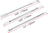 3pcs Metal Spudger Set Metal Spudger Dual Ends Opening Pry Tools Professional Opening Repair Pry Tool Pry Bar Disassemble Hand Tool Kit for Electr...