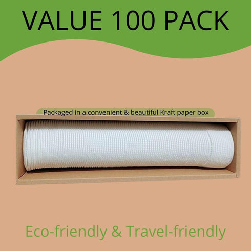 Cotton Rounds Makeup Remover Pads – Pack of 100 – Lint Free Eco-Friendly & Compostable – Use as Makeup Applicator, Nail Polish Remover, or Baby Ca...