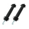 2 Pcs Electric Fence Plastic Heavy Duty Gate Handle Insulators with Spring(Black)...