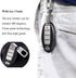 QBUC for Nissan Car Key Cover, 3 4 5 Button Case Key Fob Cover with Key Chain, Replacement Key Fob(Black)...