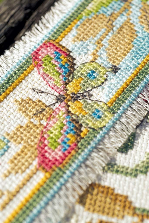 Vervaco Cross Stitch Embroidery Kit for Adults, Cross Stitch Set Pre-printed with Embroidery Design, Embroidery Templates 2,4 x 8 Inches - 6 x 20 ...