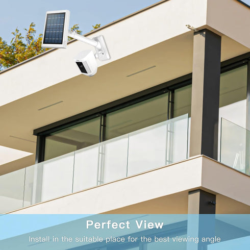 HOLACA 2-in-1 Wall Mount Bracket for Stick Up Cam/Pro Solar Panel, Spotlight Cam Battery and Stick Up Cam Battery Outdoor Mount Accessories for Ri...