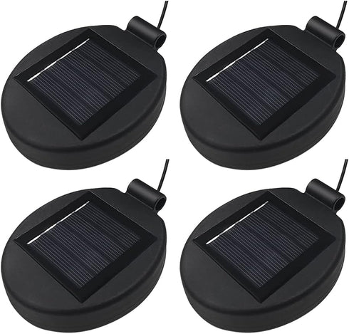 Solar Lantern Light Replacement Top ,LED Solar Panel Lantern Lid Lights Replacement Part for Outdoor Flower DIY Solar Flower Lights Garden Patio D...