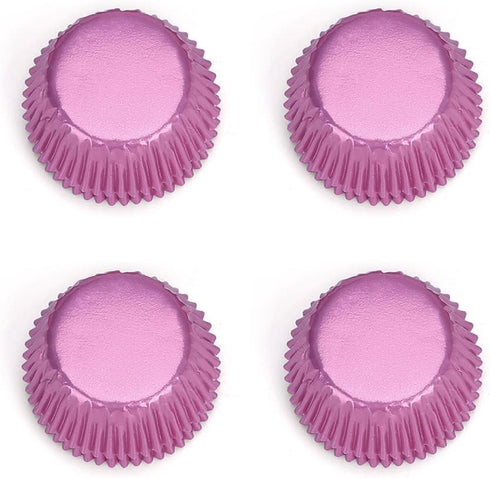 Gifbera Pink Foil Cupcake Liners Mini Size Muffin Baking Cups 300 Count, Pink...