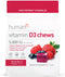 humanN Vitamin D3 Chews - High Potency Vitamin D3 5000iu (125mcg) Helps Support Healthy Mood, Immune Support, Respiratory Health & Bone Health, Mi...