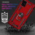 Samsung A71 5G Case, A71 5G Phone Case with Screen Protector, Military Grade Protective Cases with Ring for Samsung Galaxy A71 5G (Red)...