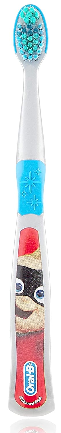 Hippie Hype Kids Manual Toothbrush, for Children and Toddlers 3+, Extra Soft Bristles - Pack of 6 (Characters Vary)...
