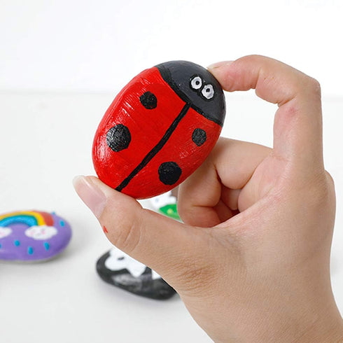 19PCS Mandala Dotting Tools Set with a Zipper Storage Bag for Painting Rocks, ABenkle Mandala Stencil Ball Stylus Paint Tray Set...