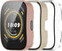Protective Case Compatible for Amazfit Bip 5 Screen Protector, All-Around Case Tempered Glass Bumper Full Cover Shell Coverage Cases for Amazfit B...