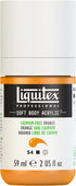Liquitex Professional Soft Body Acrylic Paint, 59ml (2-oz) Bottle, Cadmium-Free Orange...