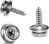 YeeBeny Stainless Steel Screws Marine Grade Boat Canvas Snaps 3/8"Socket with Stainless Steel 5/8"Screw, Snaps for Boat Cover, Snap Screw Stud, Ma...