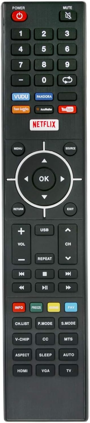 New 845-058-03B03 Remote Control fit for Element Smart LED TV E2SW3918 E4SFC5017 E4SFT551 E4SJ5516H E4ST4316H ELSFS422 ELSJ5517 ELST3216H ELST4017...