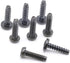 ReplacementScrews 2 Sets of Metric Screws (Model RS-198452) Pan Head - Philips Drive - Black Plated (Pack of 8)...
