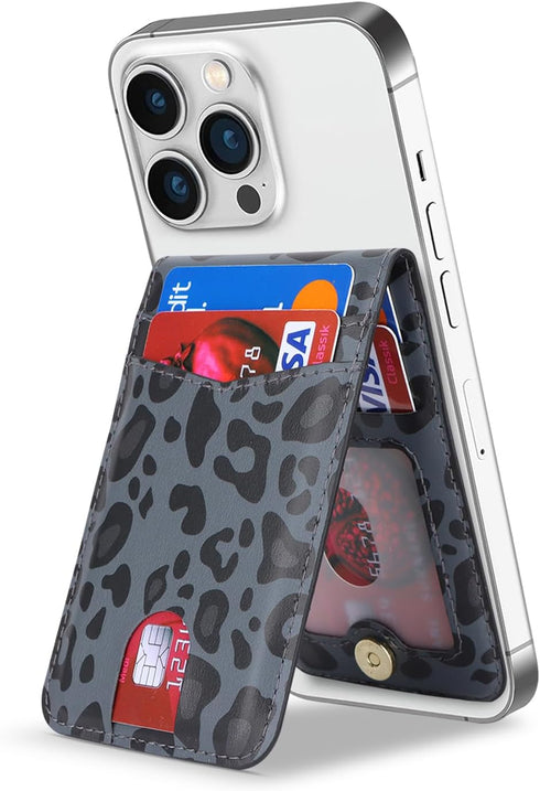 Cavor for Magsafe Wallet, for Apple Magsafe Wallet with Adjustable Stand, Magnetic Wallet for iPhone 15 Pro Max/14 Pro/14 Plus/13/12 Mini, Magsafe...