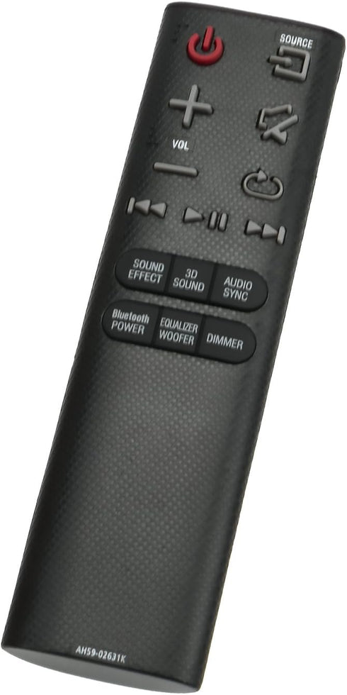 New AH59-02631K Replacement Remote Control Compatible with Samsung AH59-02631JSound Bar HW-HM45 HW-HM45C HWH750 HWHM45 HWHM45C PS-WJ651 HW-H750 PS...