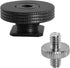 1/4" Female Thread to Hot Shoe Adapter LUORNG 2PCS Hot Shoe Mount Adapter with 1/4 to 1/4 inch Male Screw for Magic Arm, Video Light,Monitor...