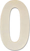 12 Inch Large Wood Number Sign 0, Unfinished Blank Wooden Slice Board for DIY Crafts Home Birthday Decorations Props...