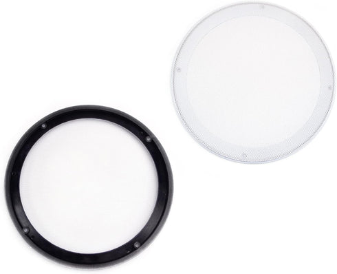 Fielect 8" Speaker Grill Cover White Speaker Grill Mesh Round SubWoofer Grille Car Speaker Grill Cover Guard Protector Replacement...