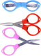3 Pcs Folding Scissors,Portable Mini Travel Trip Scissors,Safety Foldable Small Scissors,Crafting Scissors,Stainless Steel Telescopic Cutter Used ...
