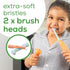 Beurer TB10 Kids Electric Toothbrush Kit - Fun Milo The Monkey Cap with 2 Extra-Soft Brush Heads to Help Remove Plaque, 2 Minute Timer, and Rinse ...