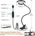 Clip on Light LED Reading Book Study Lamp 3 Color Modes 10 Brightness Eye Protection 360° Flexible Gooseneck Student Dormitory Office Desk Lamp at...