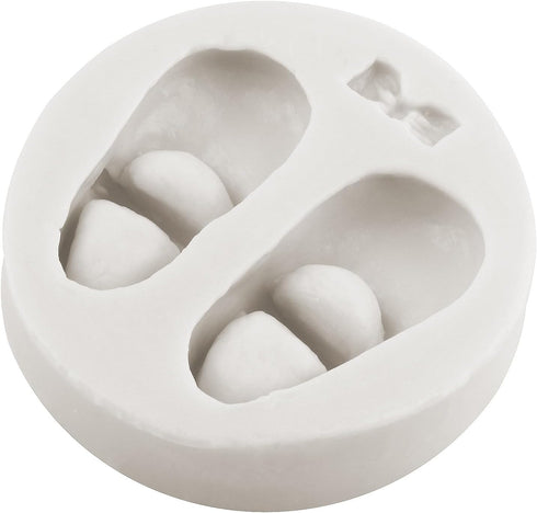 Baby Shoes Silicone Molds For Baby Shower Cake Decorating Cupcake Topper Candy Chocolate Gum Paste Polymer Clay...