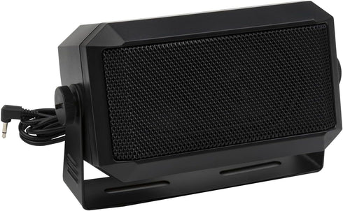 Rectangular External Communications Speaker for Ham Radio or CB & Scanners, 5 Watt, Black Colour...