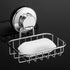 SANNO Suction Cup Soap Holder, Soap Dish Saver Tray Bar Soap Sponge Holder for Shower Wall, Bathroom, Tub and Kitchen Sink Stainless Steel...