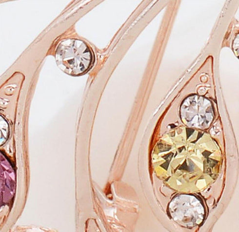 Comelyjewel Brooch Pin Women's Peacock Color Rhinestones Breastpin for Wedding/Banquet/Bouquet...