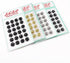 Mini Button Buckle Invisible Metal Snap Buttons Fasteners Press Studs Buttons for Sewing Clothing(Golden,7mm)...