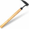 SHANFEEK Grass Sickle Japanese Weeding Hoe Garden Hand Tool Weeding Tools for Garden High-Strength Steel with Solid Wood Handle(Yellow)...