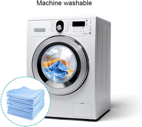 Auto Care Microfiber Glass Cleaning Cloths Towels for Windows Mirrors Windshield Computer Screen TV Tablets Dishes Camera Lenses Chemical Free Lin...