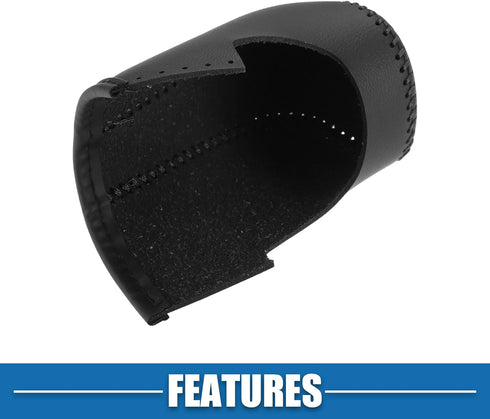 Car Gear Shifting Knob Cover Automatic Transmission Lever Trim for Mazda CX-5 2017-2022 Faux Leather Black...