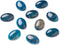 Fashewelry 20Pcs Natural Oval Dragon Veins Agate Flat Back Gemstone Crystal Cabochons 25x18mm Healing Chakra Crystal Stone Bead Cab Covers No Hole...