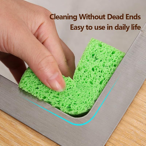 12 - Pack Non-Scratch Scrub Sponges - Sponges for Dishes and Washing Dishes, Cleaning Sponges for Kitchen Home and More?Green?...