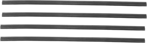 ACROPIX 14inch 6x10.6mm Universal Car Windshield Wiper Blades Refills Boneless Insert Strips Black - Pack of 4...