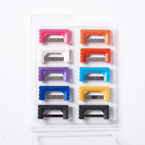 Orthodontic Interproximal Reduction Strips 10PCS Dental IPR/IR Striping System Teeth Polishing Strip Single-Hand Use Tooth Enamel Repair Kit (IPR ...