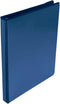 School Smart Polypropylene Round Ring View Binder, 1/2 Inch, Blue...