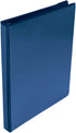 School Smart Polypropylene Round Ring View Binder, 1/2 Inch, Blue...