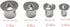 2 Sets Panel Furniture Positioning Woodworking Round Tenon 1/4", 5/16", 3/8", 1/2" Solid Wood Pin Center Punch Thimble for Woodworking Tool...